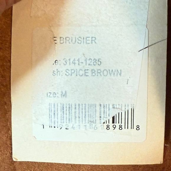 Mother Bruiser Jacket Spice‎ Brown Faux Suede Rhinestone Sun Jacket M Boho NWT - Picture 10 of 13